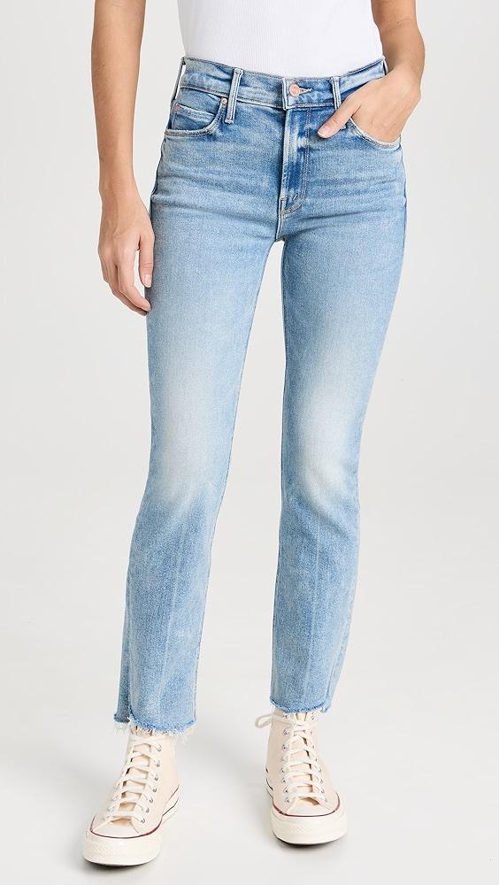 MOTHER Mid Rise Dazzler Ankle Step Jeans | Shopbop Product Image