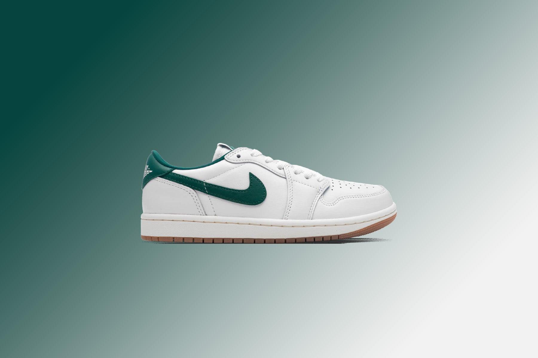 Air Jordan 1 Retro Low OG Women's - White/Oxidized Green/Sail Female Product Image