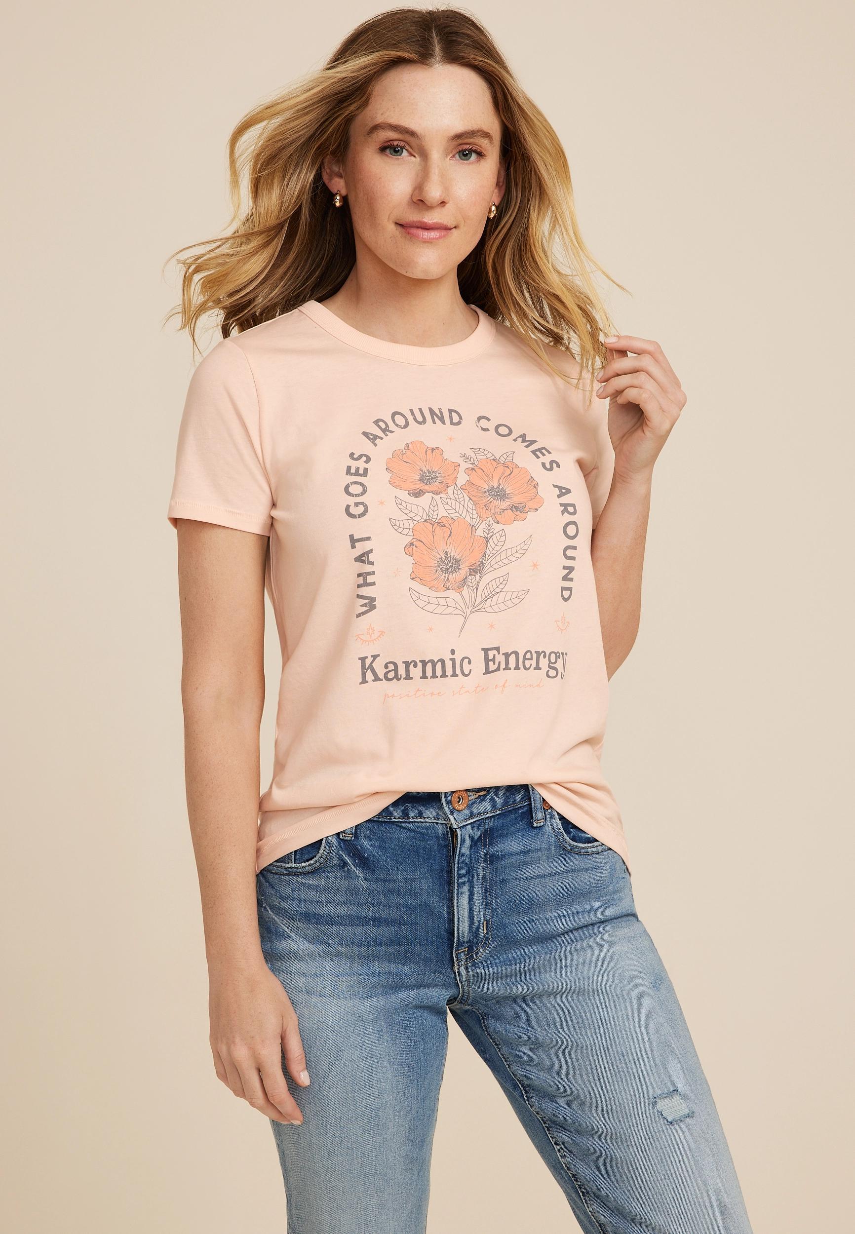 Karmic Energy Classic Fit Graphic Tee Product Image