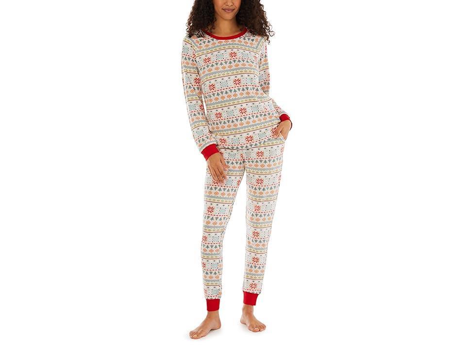 Pajamarama Nordic Fair Isle Long PJ Set (Nordic Fair Isle) Women's Pajama Sets Product Image