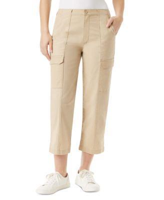 Bass Outdoor Womens Split-Hem Cropped Cargo Pants Product Image