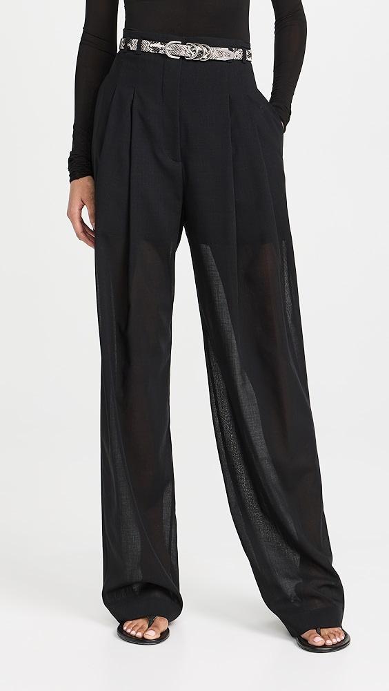 Philosophy di Lorenzo Serafini Wide Wool Voile Trousers | Shopbop product image