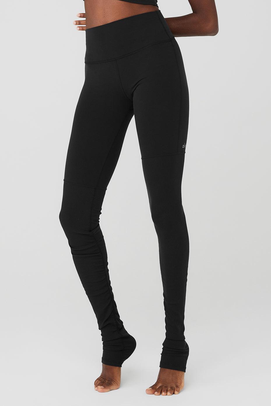 Airbrush High-Waist Highlight Goddess Legging - Black Product Image