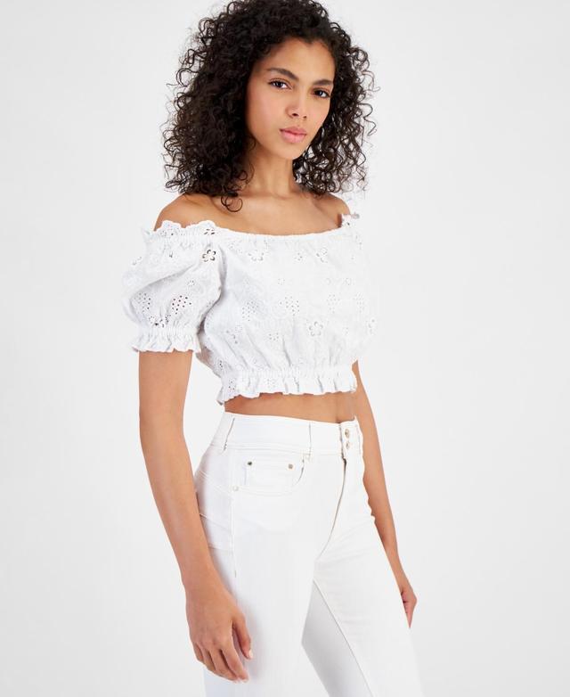 Guess Womens Frida Off-The-Shoulder Top Product Image