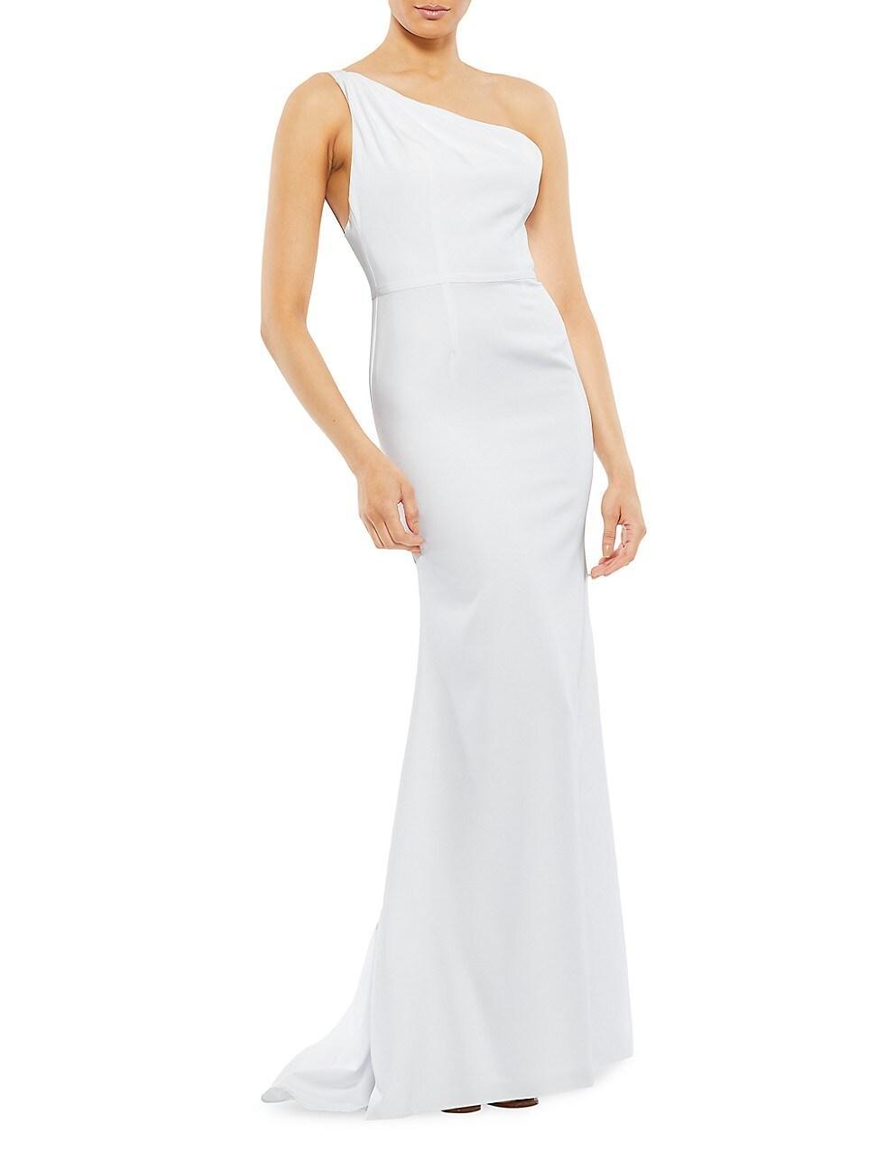 Womens Ieena One-Shoulder Sheath Gown Product Image