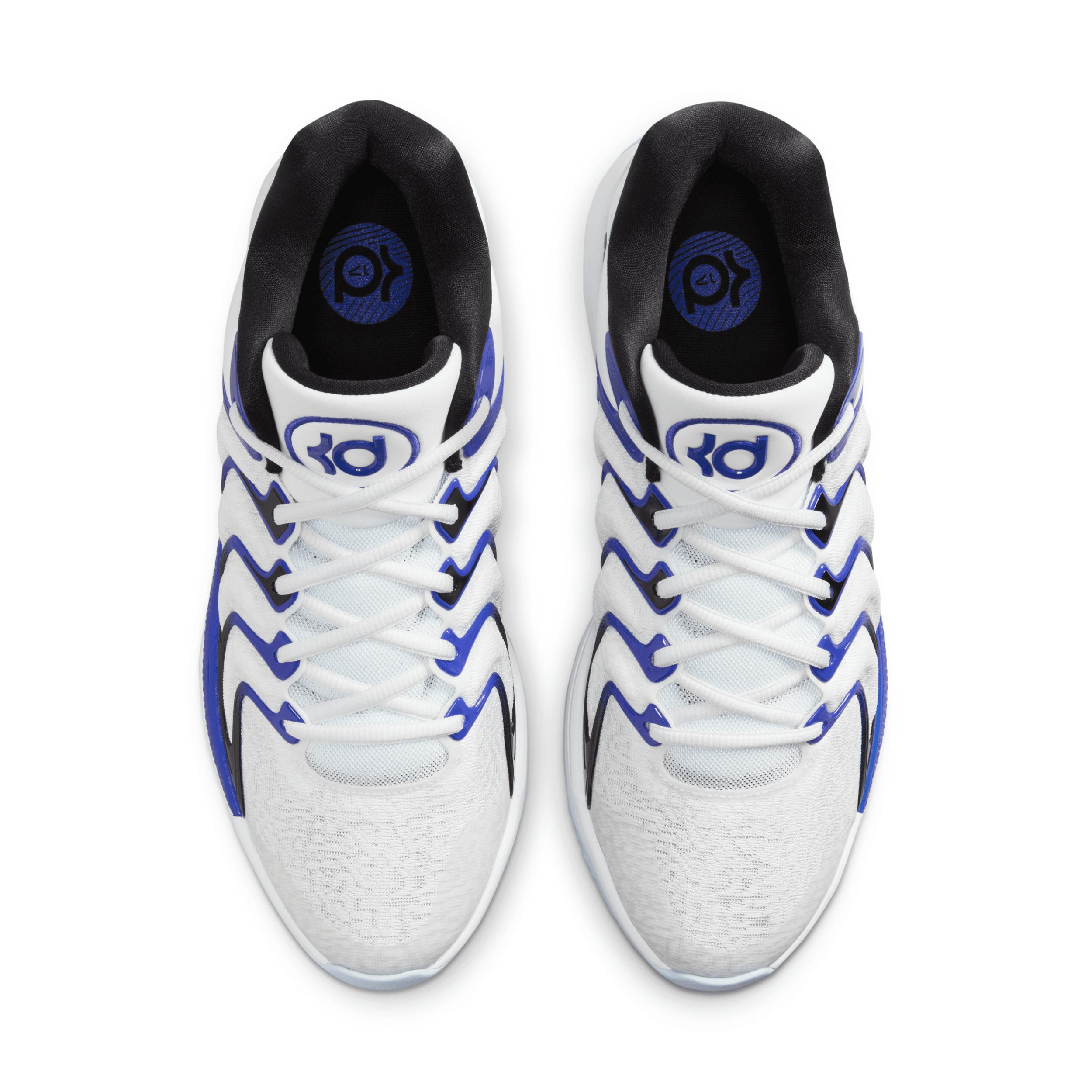 Nike Mens Kevin Durant Nike KD 17 - Mens Basketball Shoes Blue/Black/White Product Image