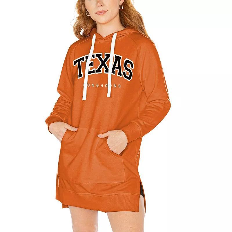 Womens Gameday Couture Texas Orange Texas Longhorns Take a Knee Raglan Hooded Sweatshirt Dress Product Image