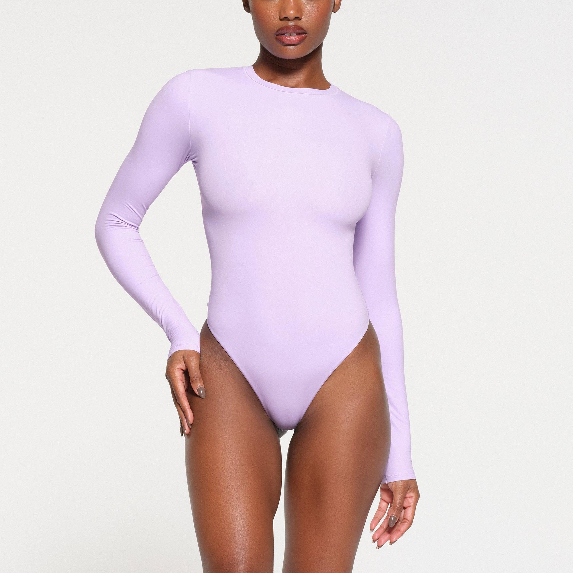 FITS EVERYBODY LONG SLEEVE CREW NECK BODYSUIT | LILY Product Image