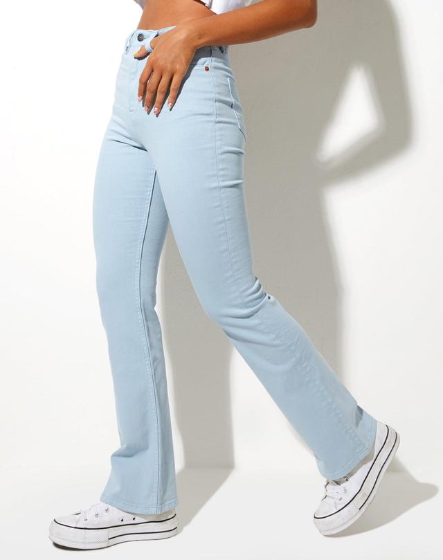 Bootleg Jeans in Sky Blue Product Image