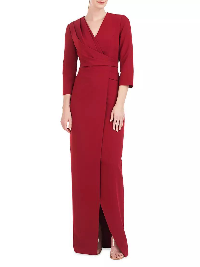 Phoenix Stretch-Crepe Column Gown Product Image