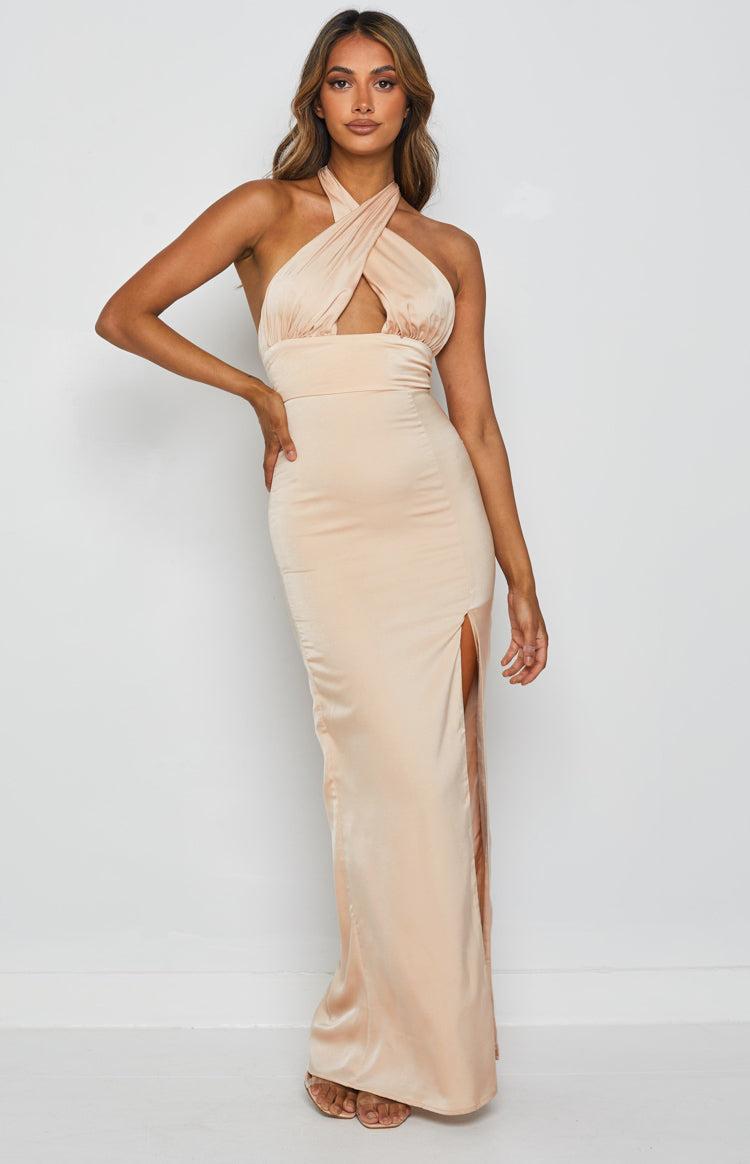 Higher Love Formal Dress Champagne Product Image