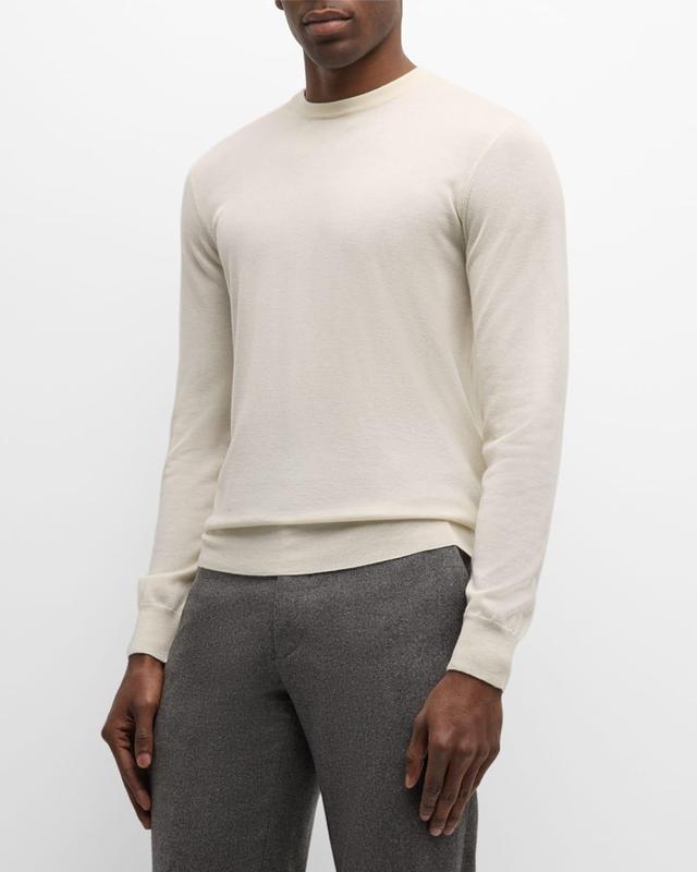 Mens Cashmere Crewneck Sweater Product Image