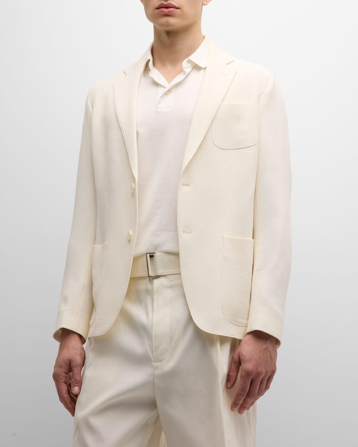 Mens Seersucker Suit Separate Jacket Product Image