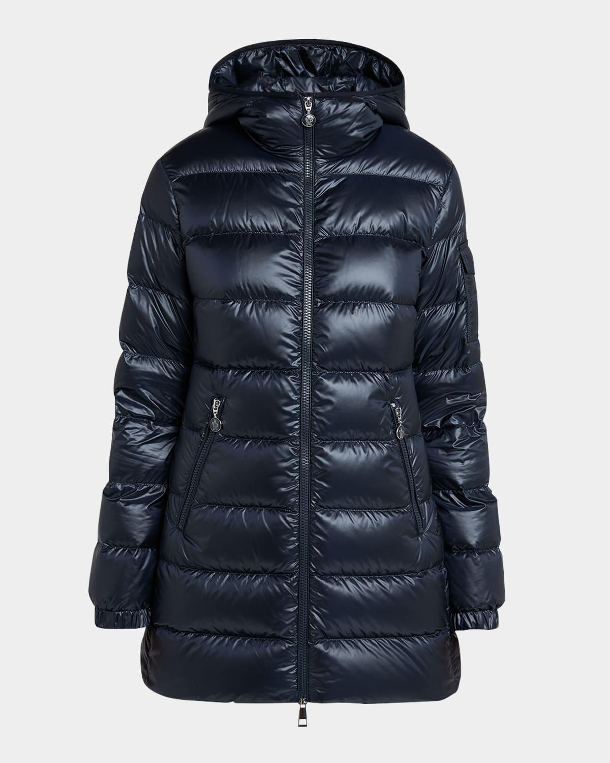 MONCLER Glements Hooded Puffer Parka Jacket In Black Product Image