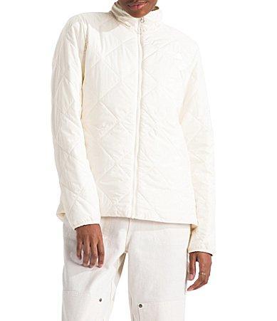 The North Face Womens Shady Glade Insulated Fleece Lined Stand Collar Long Sleeve Quilted Jacket Product Image