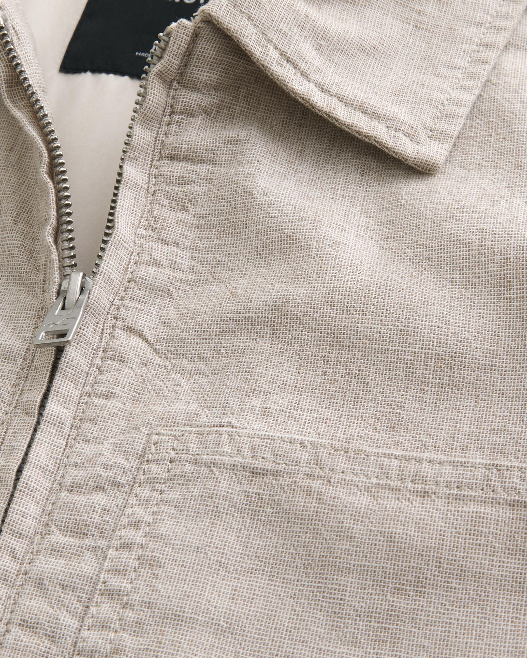 Linen Blend Chore Jacket Product Image