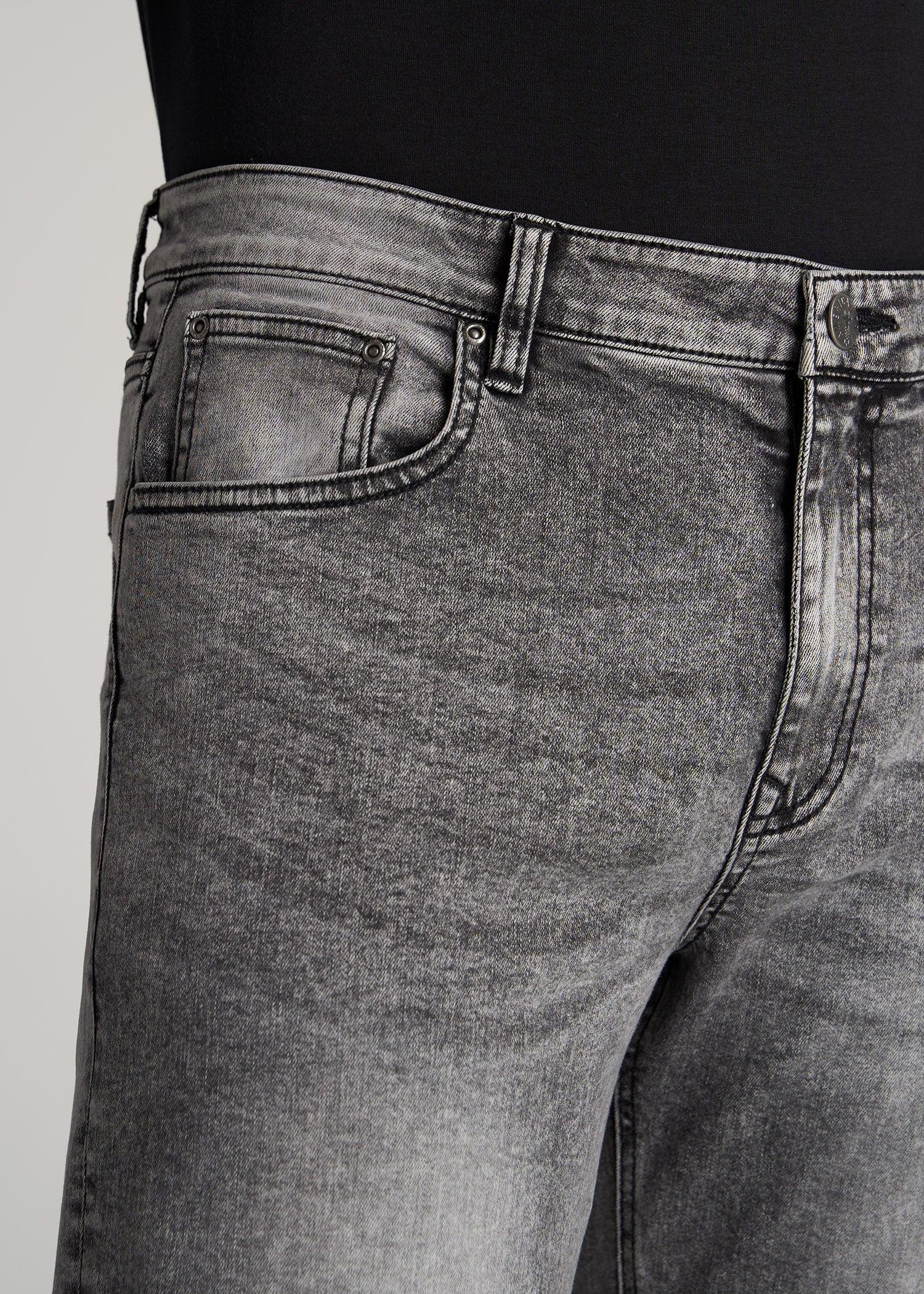 J1 STRAIGHT LEG Jeans for Tall Men in Washed Faded Black Product Image