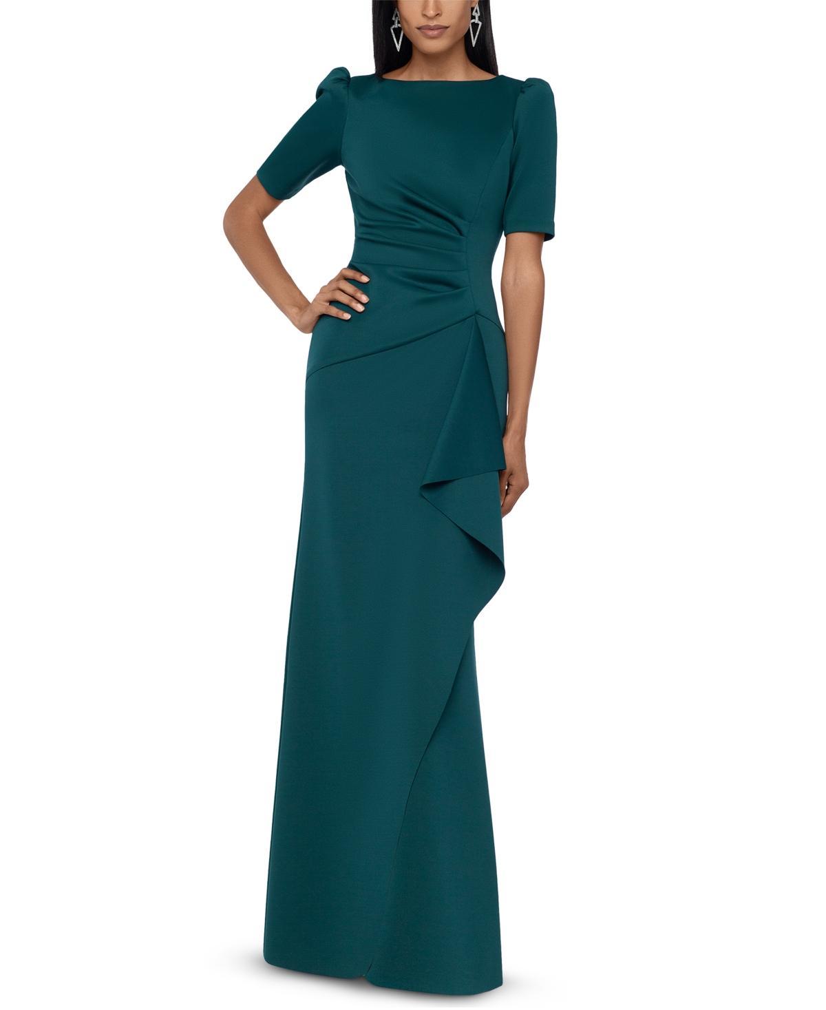 Xscape Evenings Ruched Scuba Crepe Gown Product Image