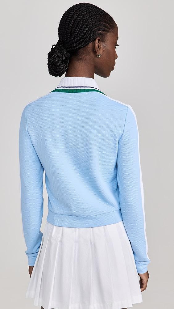 Casablanca Contrast Front Yoke Track Top | Shopbop Product Image