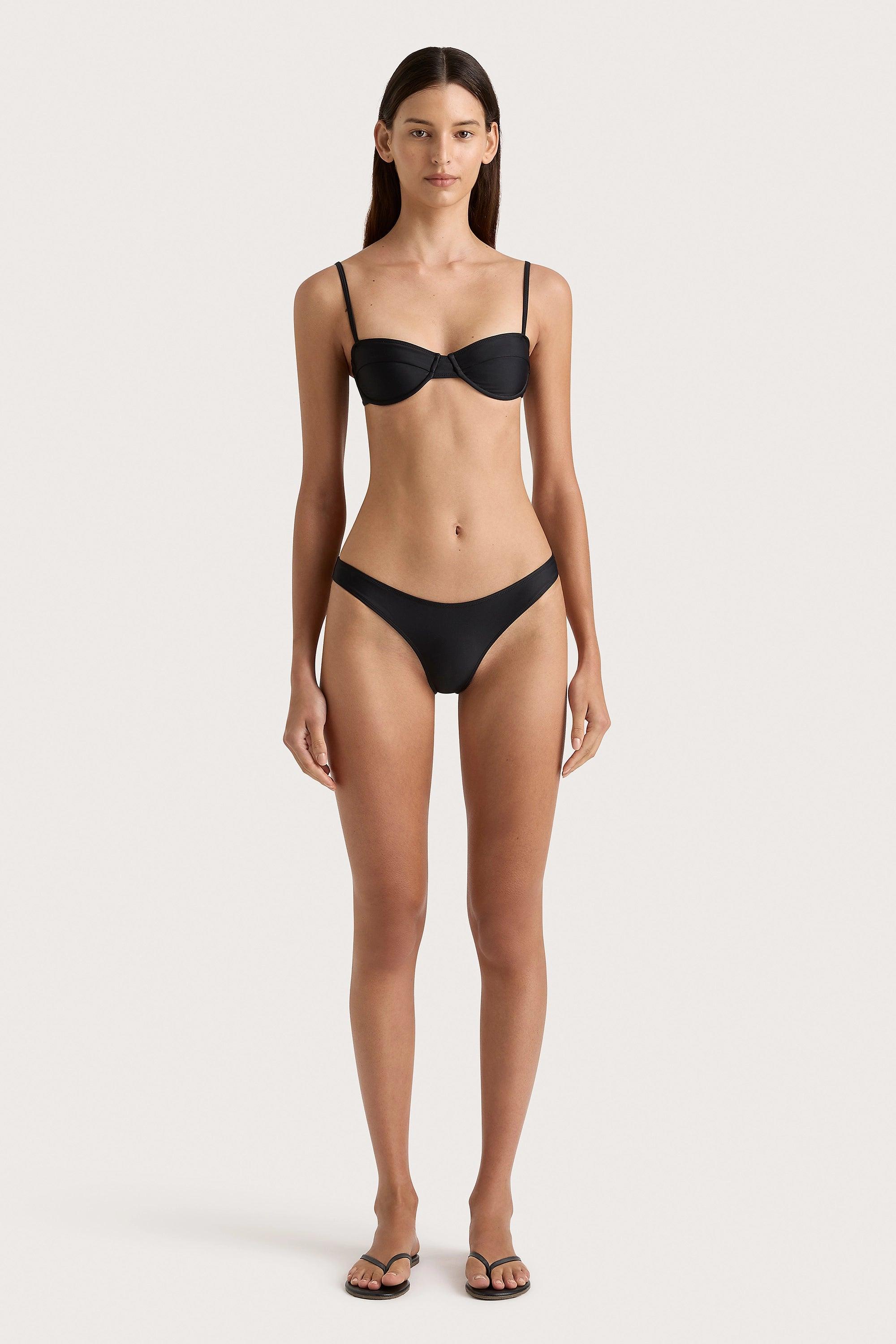 Bebe Bikini Bottom Black Product Image