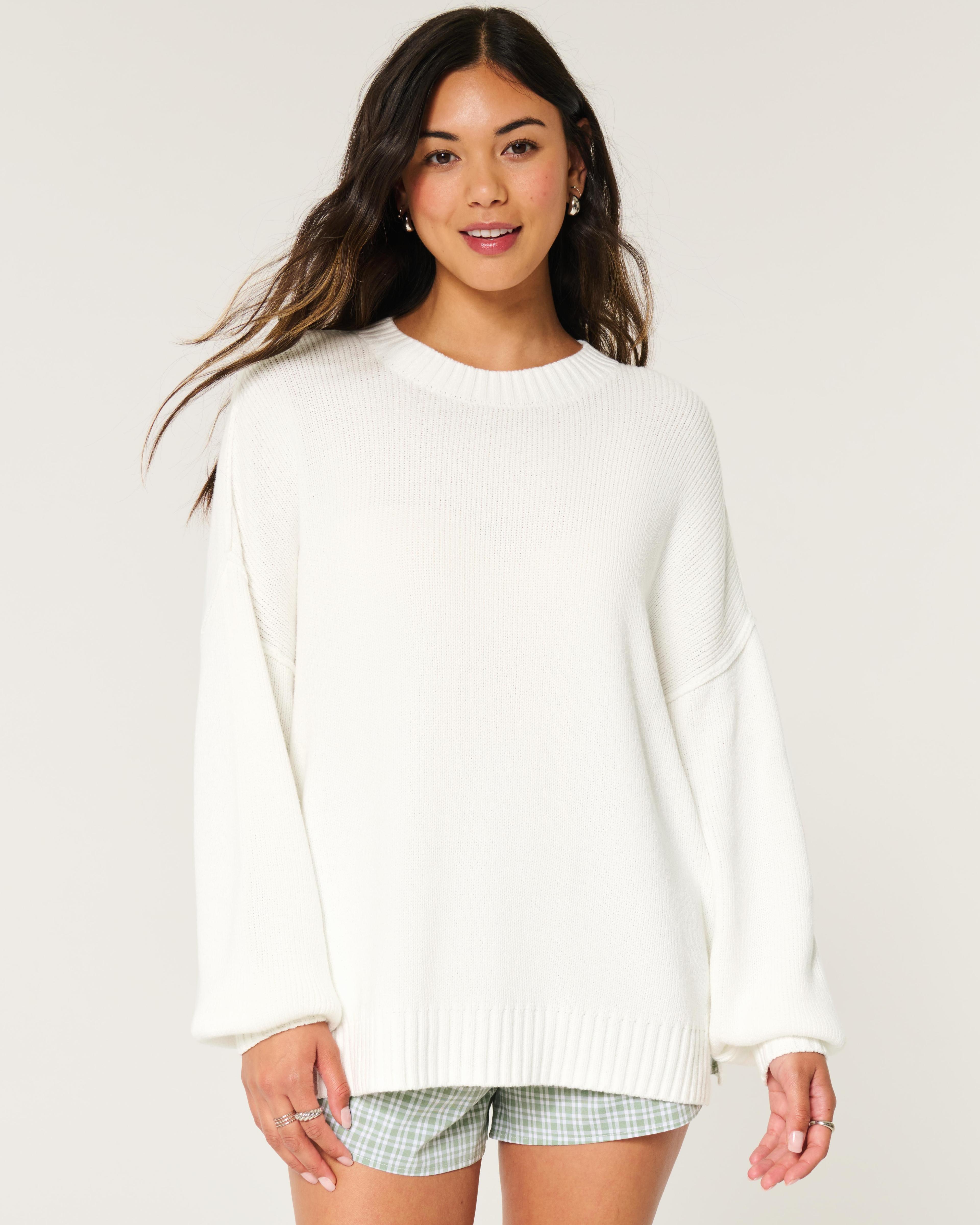 Oversized Crew Sweater Product Image