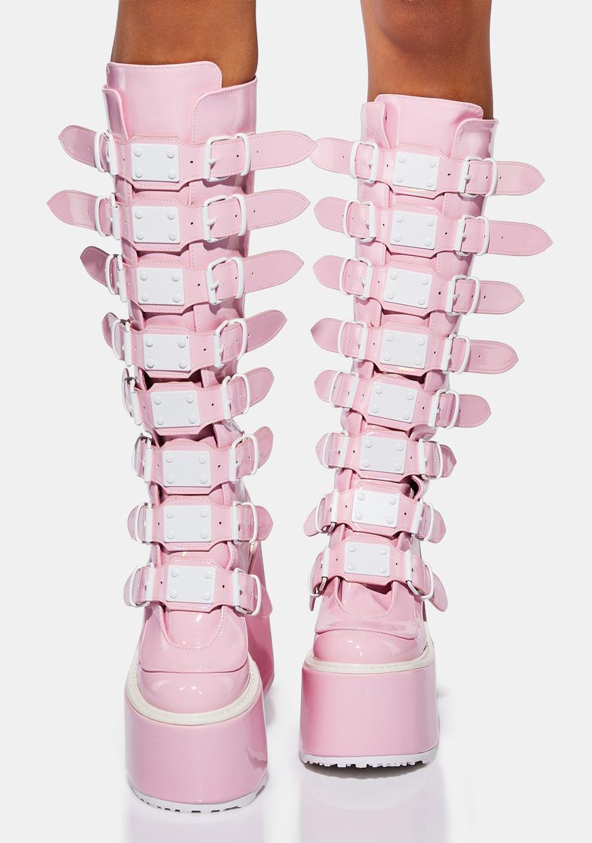 Pink Holographic Trinity Boots Male Product Image