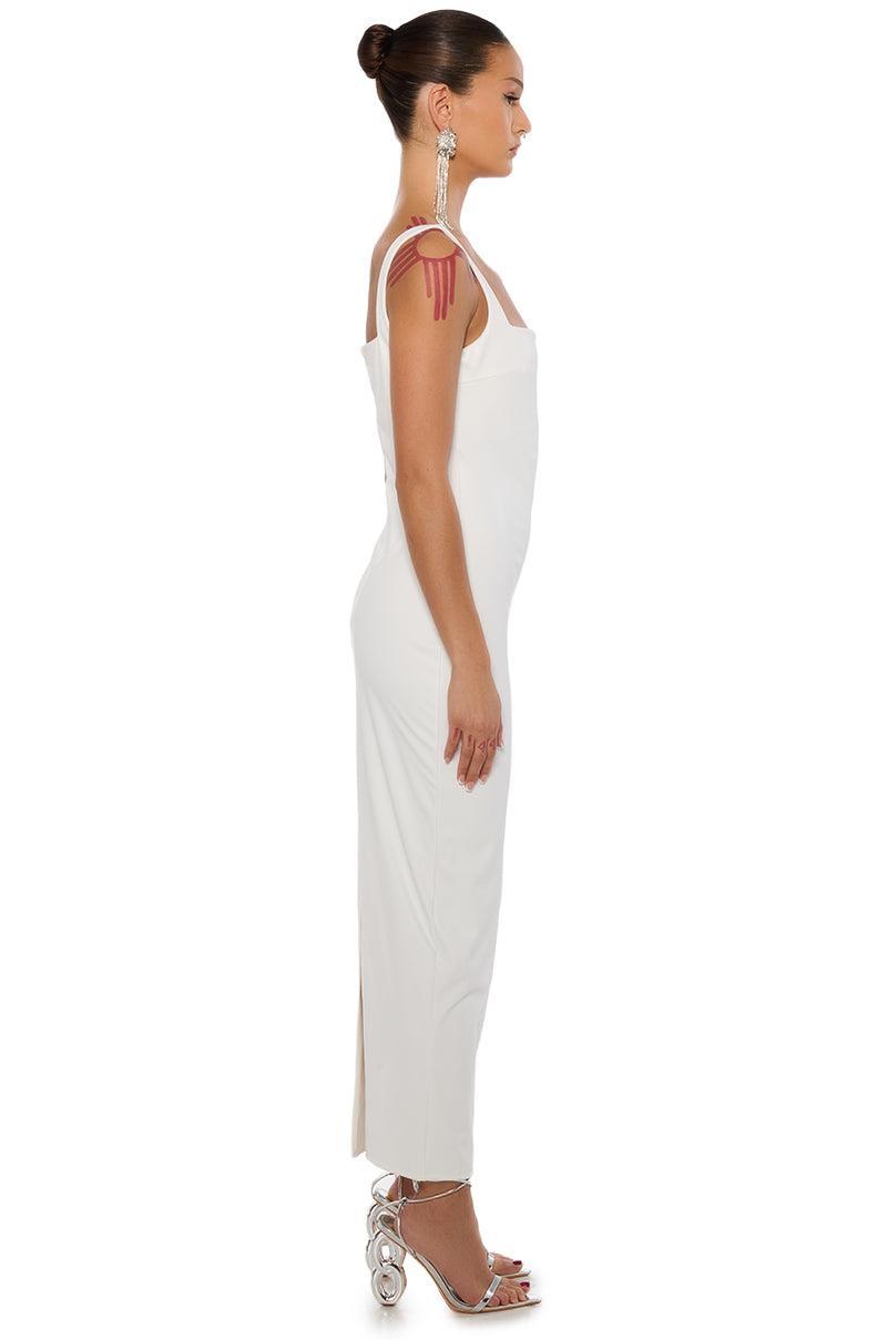 REINA PU MAXI DRESS Product Image