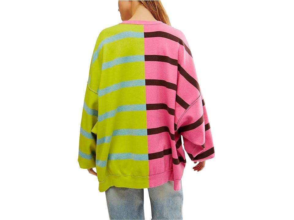 Free People Uptown Stripe Sweatshirt Product Image