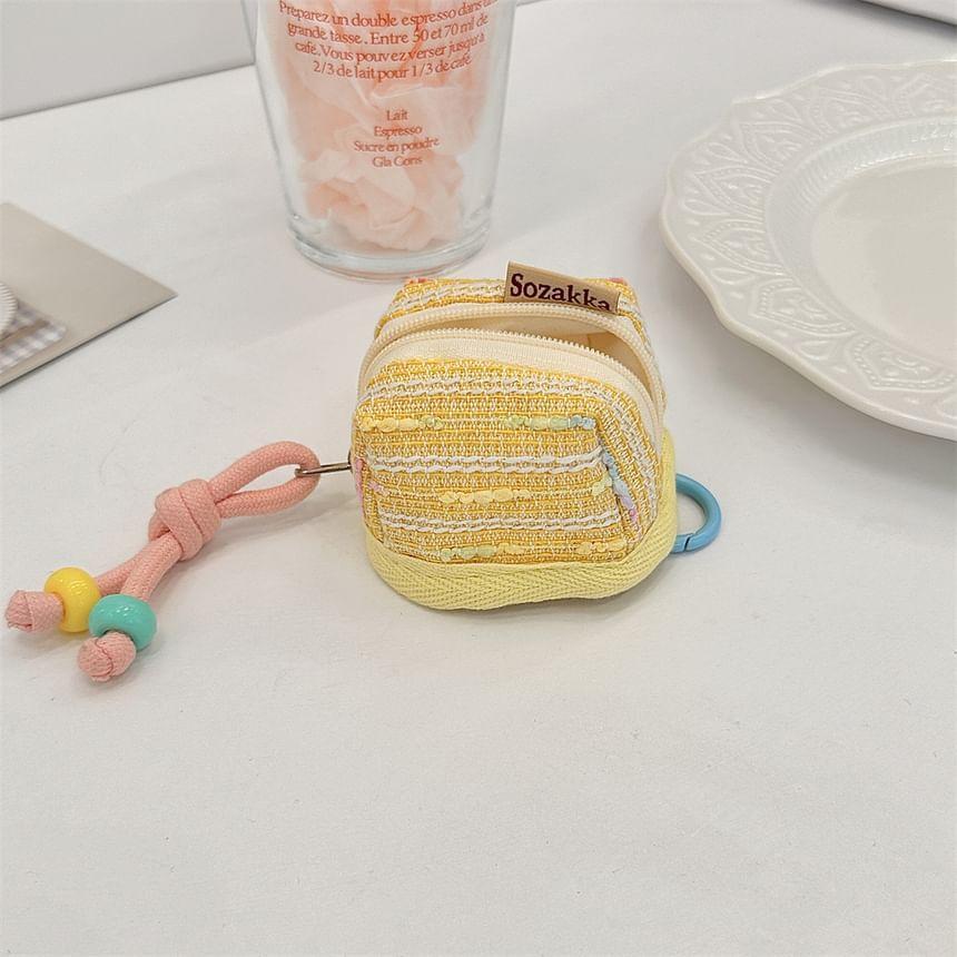 Striped Earphone Pouch Product Image