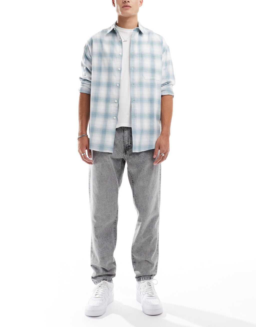 Pull&Bear standard fit jeans in gray product image