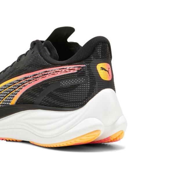 PUMA Velocity NITROâ¢ 3 Men's Running Shoes in Black/Silver/Sun Stream Product Image