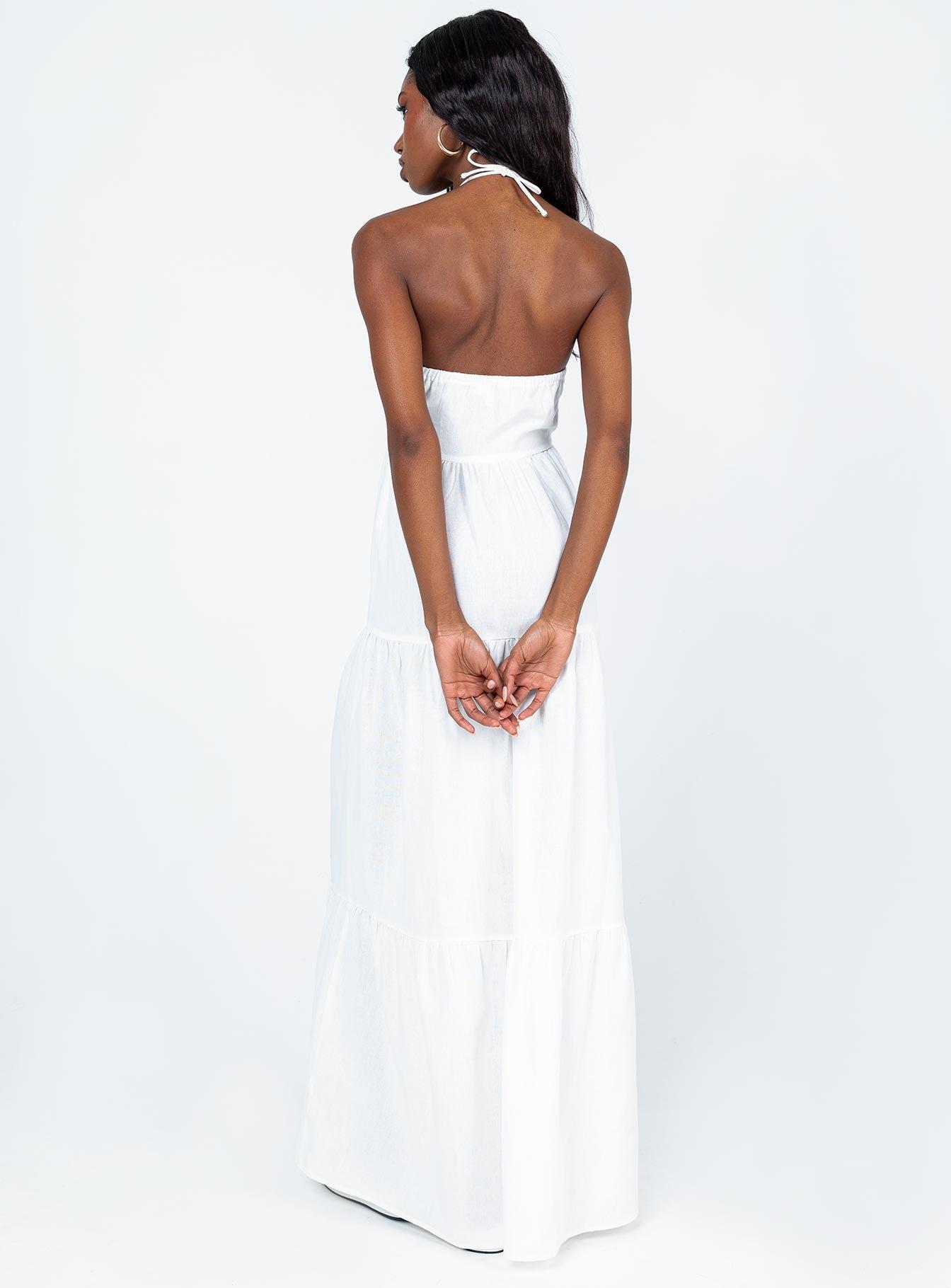 Lincoln Maxi Dress White Product Image