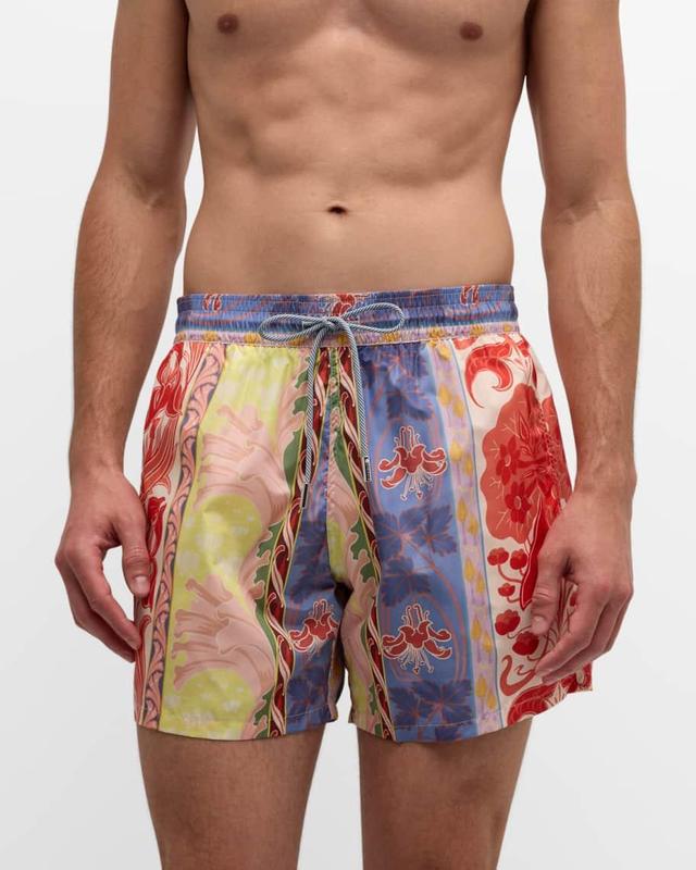 Mens Roma Paisley Swim Trunks Product Image