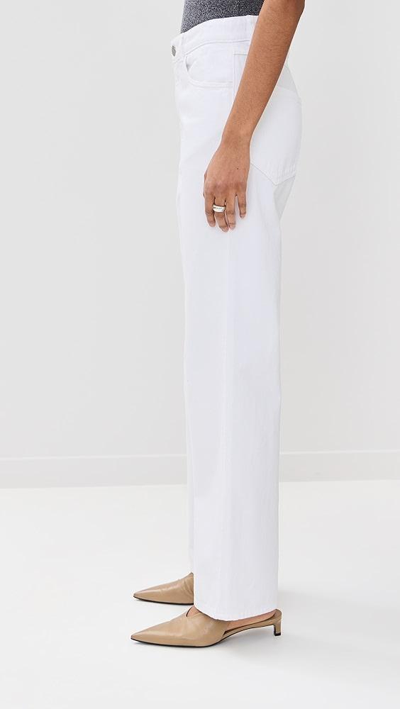 Róhe Relaxed Fit White Jeans | Shopbop Product Image