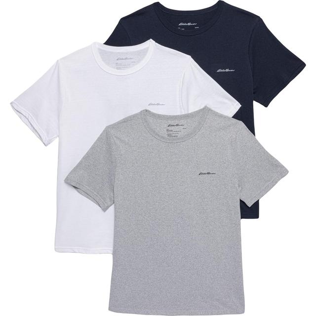 Eddie Bauer Classic Crew Neck Shirt - 3-Pack, Short Sleeve Product Image