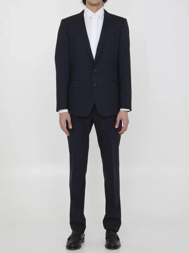 Two-piece Suit In Wool In Blue Product Image