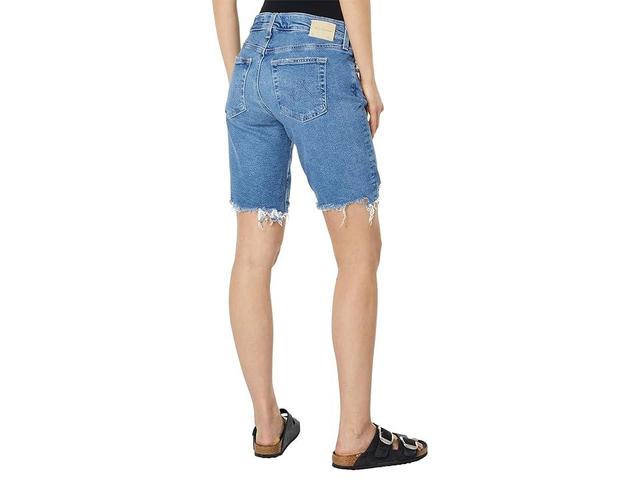 AG Nikki Ripped Denim Bermuda Shorts Product Image