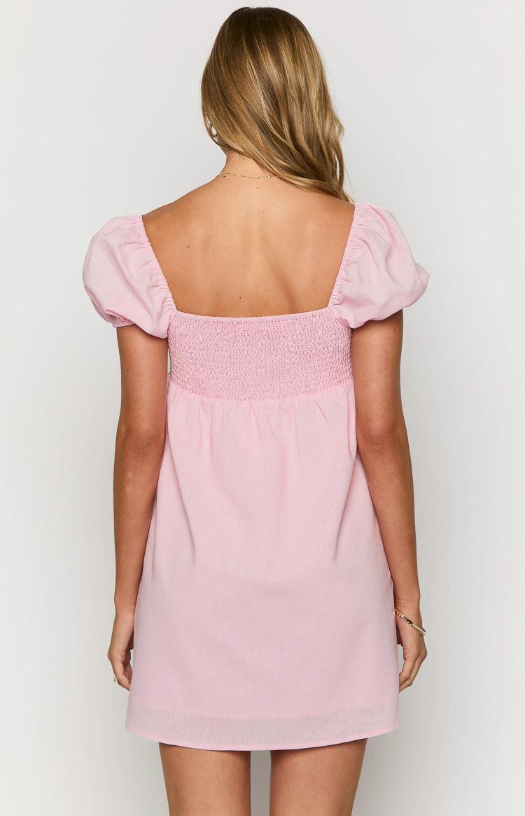 Radient Pink Mini Dress Product Image