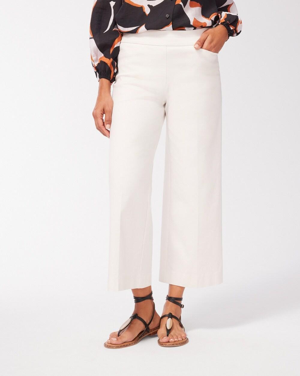 Women's Brigitte Wide Leg Cropped Pants Product Image