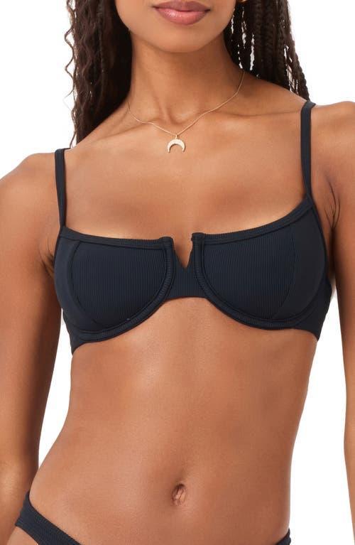 LSpace Womens Ribbed Hunter Bikini Top Product Image