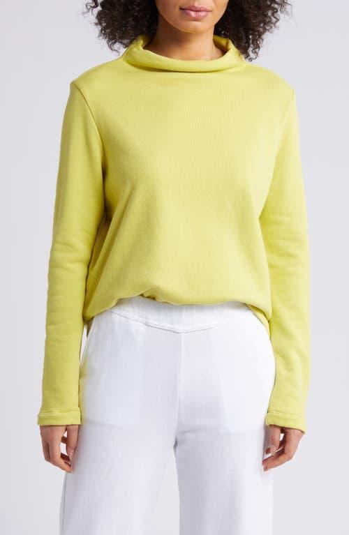 Eileen Fisher Funnel Neck Organic Cotton Top Product Image