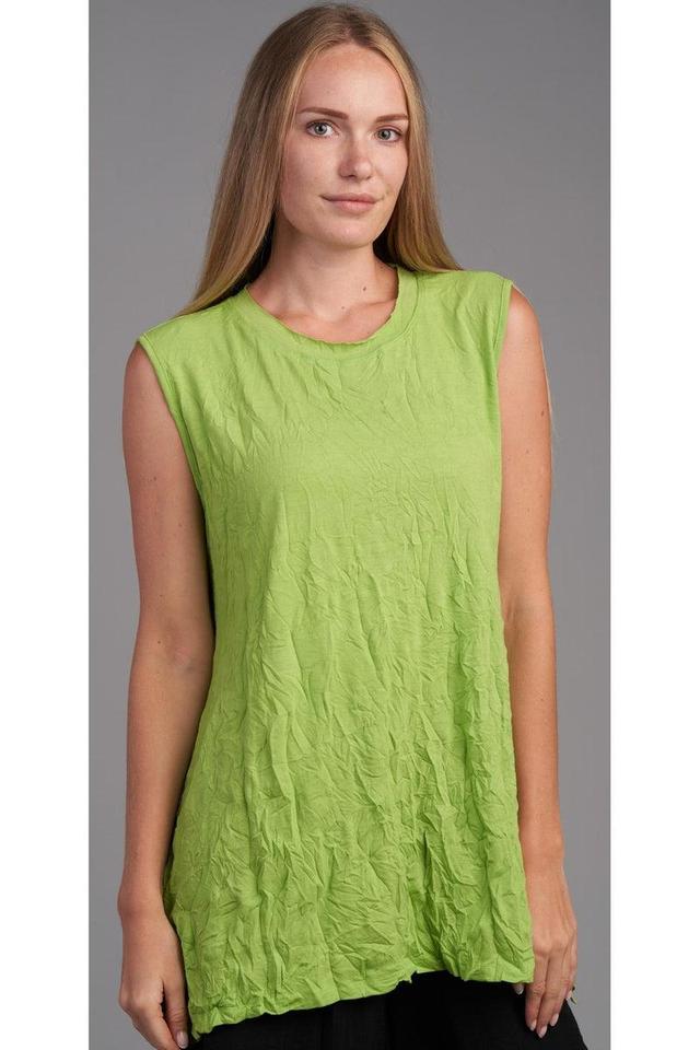 Green Crinkle Tank Product Image