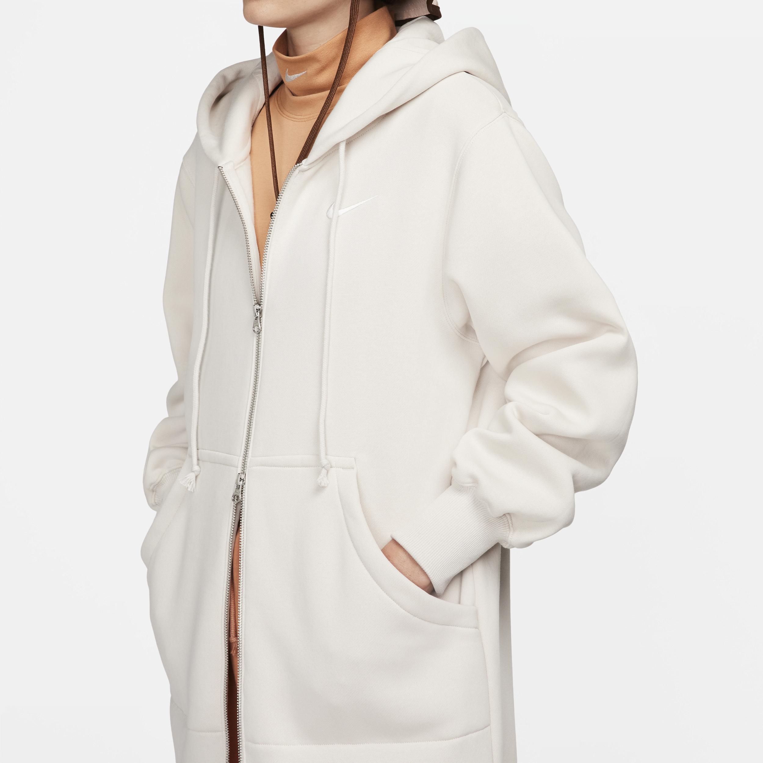 Women's Nike Sportswear Phoenix Fleece Oversized Long Full-Zip Hoodie Product Image