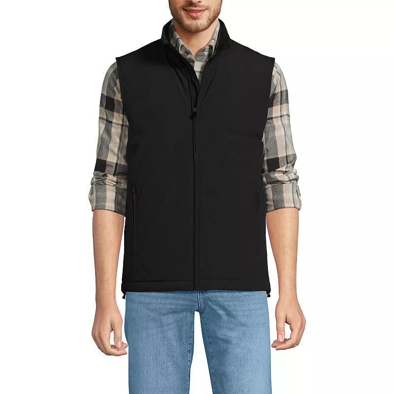 Mens Lands End Commuter Refined Non-Quilted Vest Product Image