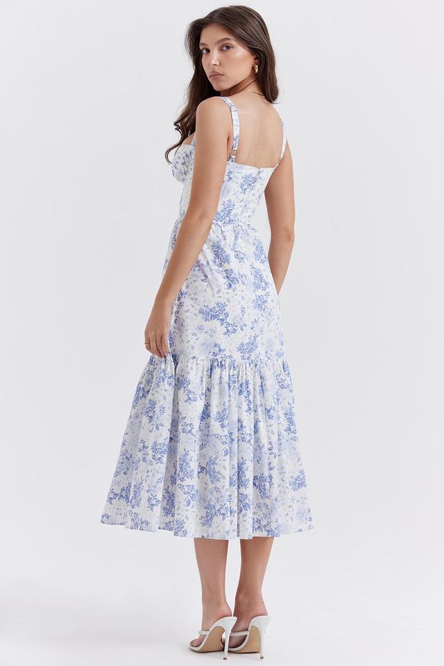 Elia Blue Print Midi Sundress Product Image