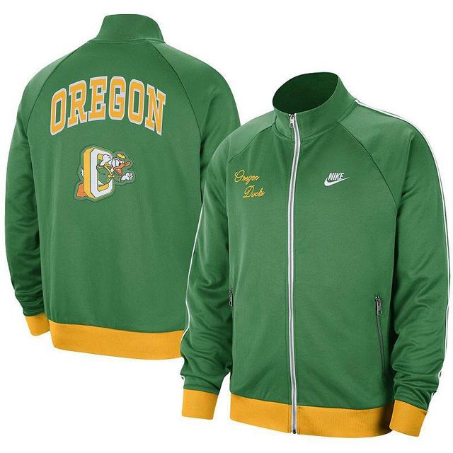 Mens Nike /Yellow Oregon Ducks Special Game Alternate Full-Zip Track Jacket Product Image