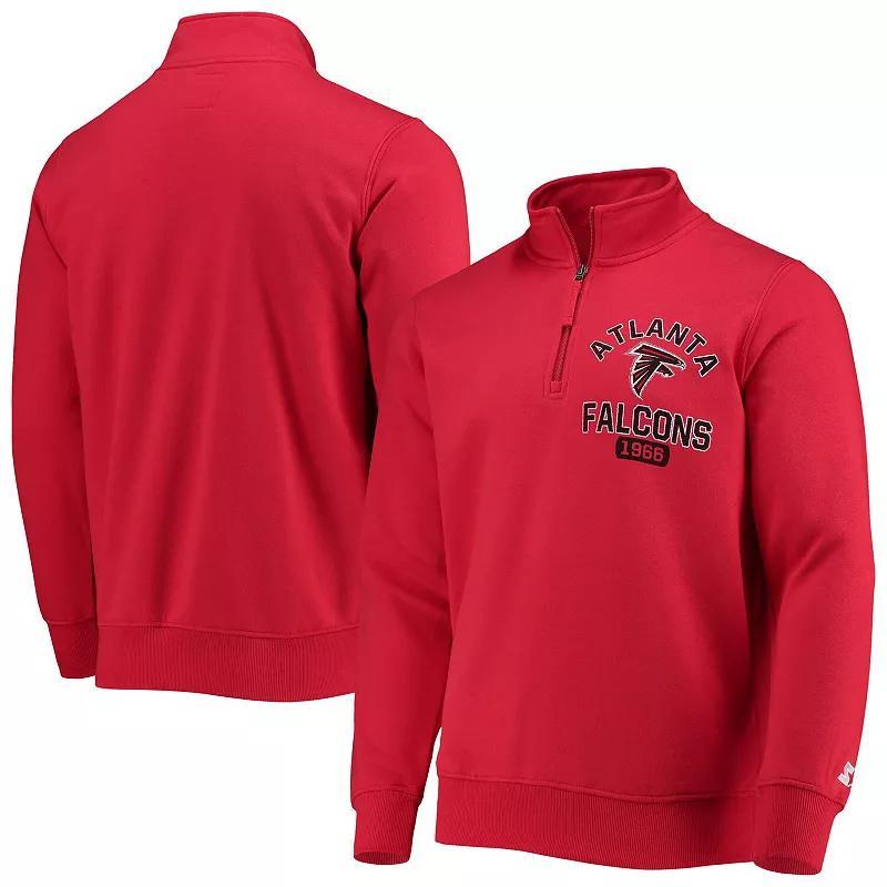 Mens Starter Atlanta Falcons Heisman Quarter-Zip Jacket Product Image