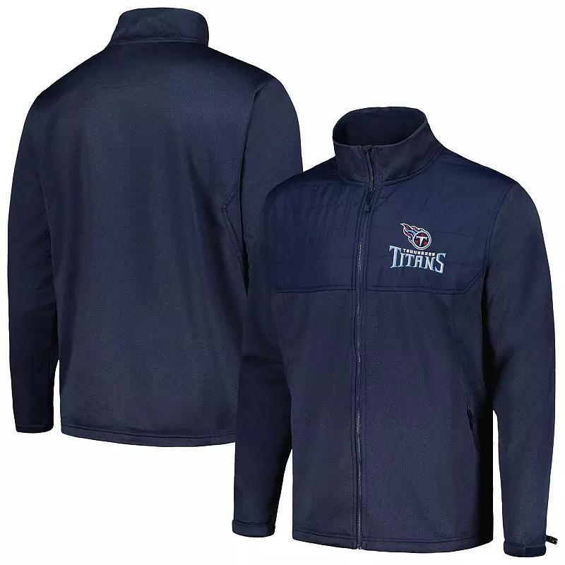 Mens Dunbrooke Heather Tennessee Titans Explorer Tech Full-Zip Jacket Blue Product Image