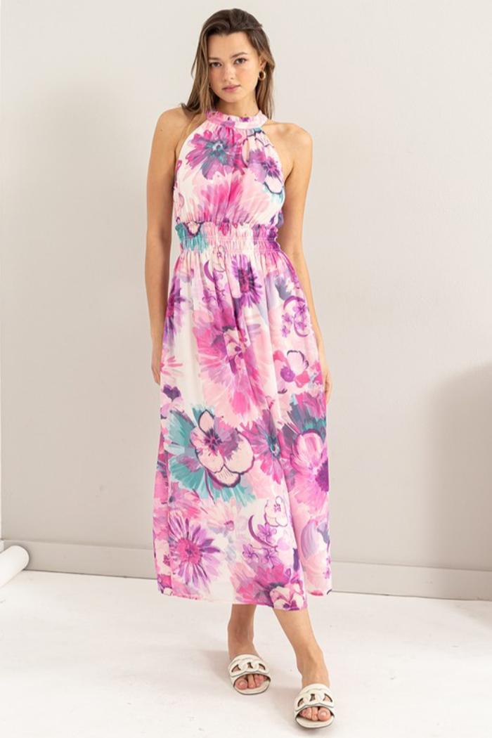 Chiffon Halter Dress product image