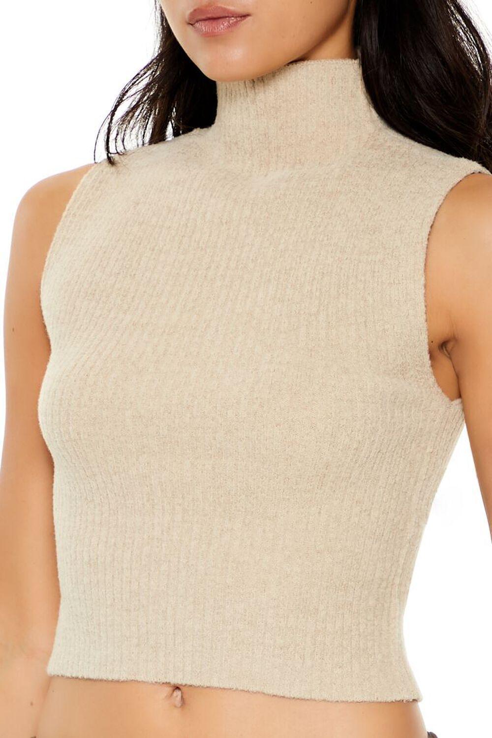 Sweater-Knit Turtleneck Crop Top | Forever 21 Product Image